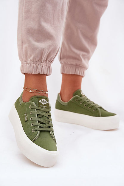   Trampki Model Lee Cooper LCW-25-31-3449L Green - Step in style 
