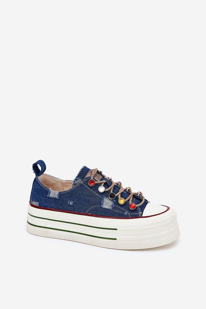   Trampki Model Goe RR2N4103 Navy - Step in style 
