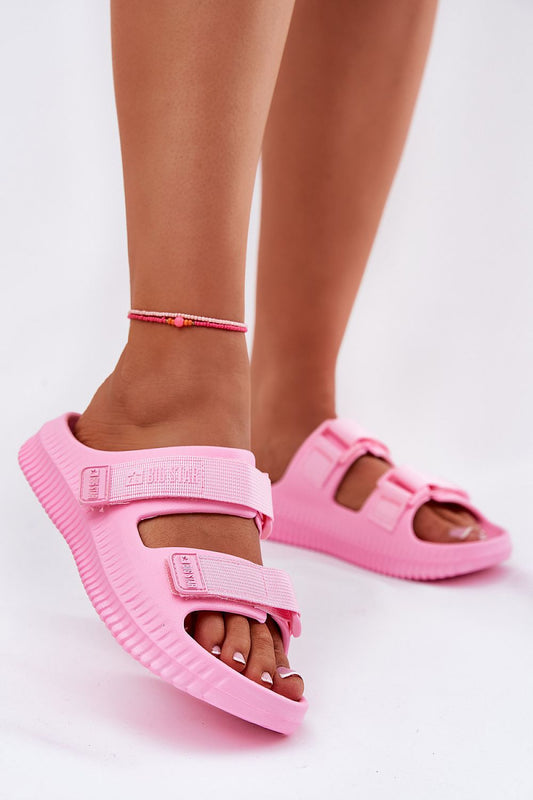  Sandał Klapki Model Big Star RR274A528 Pink - Step in style 