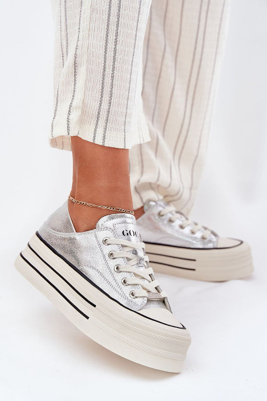   Trampki Model GOE RR2N4108 Silver - Step in style 