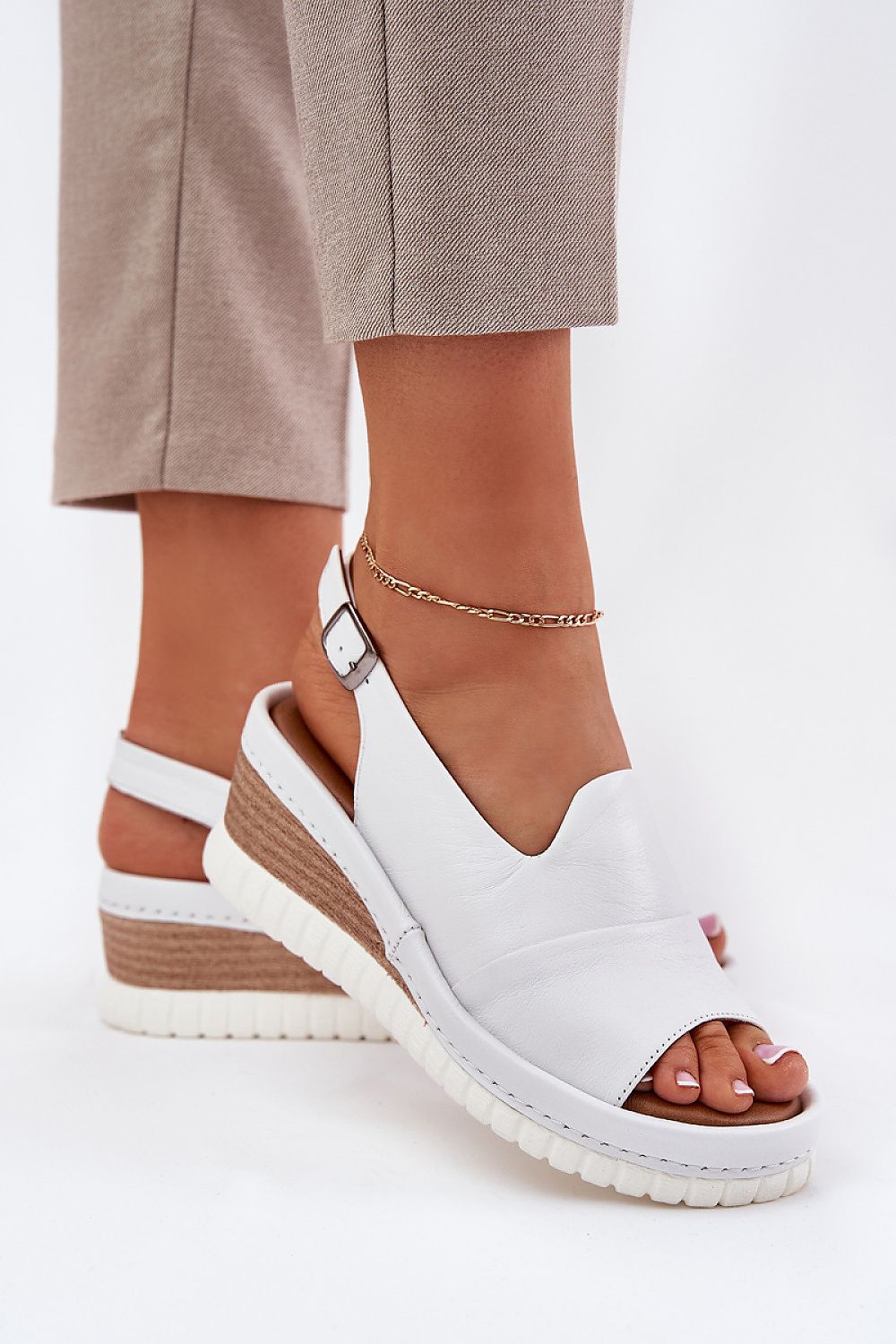  Sandały Model Artiker 56C0918 White - Step in style 