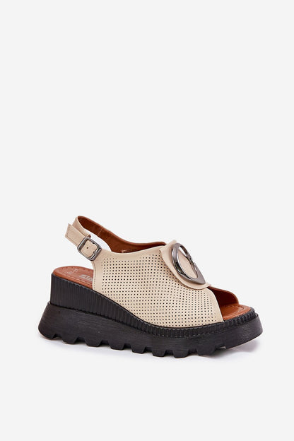  Sandały Model Artiker 56C0111 Beige - Step in style 