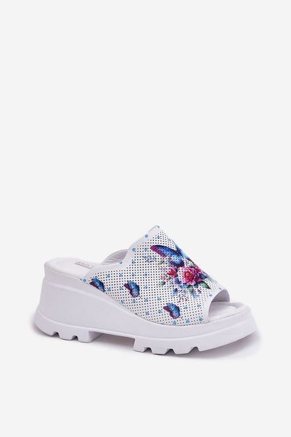  Sandał Klapki Model Artiker 56C0428 White - Step in style 