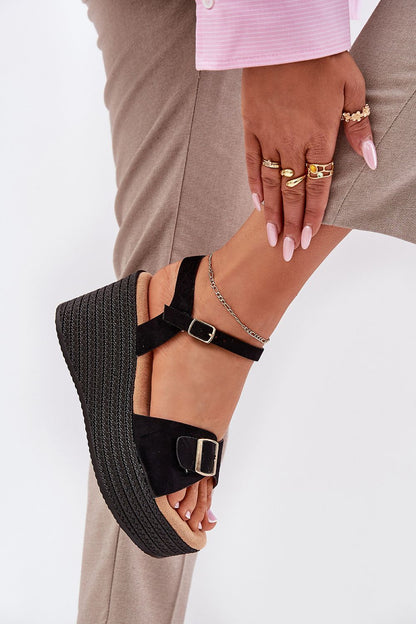  Sandały Model Liniella LOLO22 Black - Step in style 