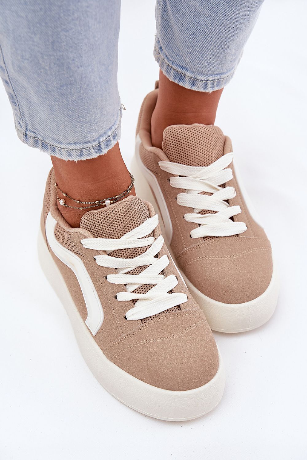   Buty Sportowe Model Tellnira BL606P Khaki - Step in style 