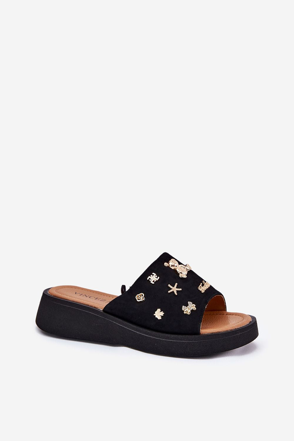  Sandał Klapki Model Vinceza 66741 Black - Step in style 