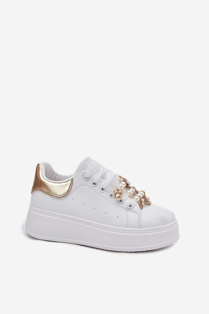   Buty Sportowe Model Ocerdia YY-156 White/Gold - Step in style 