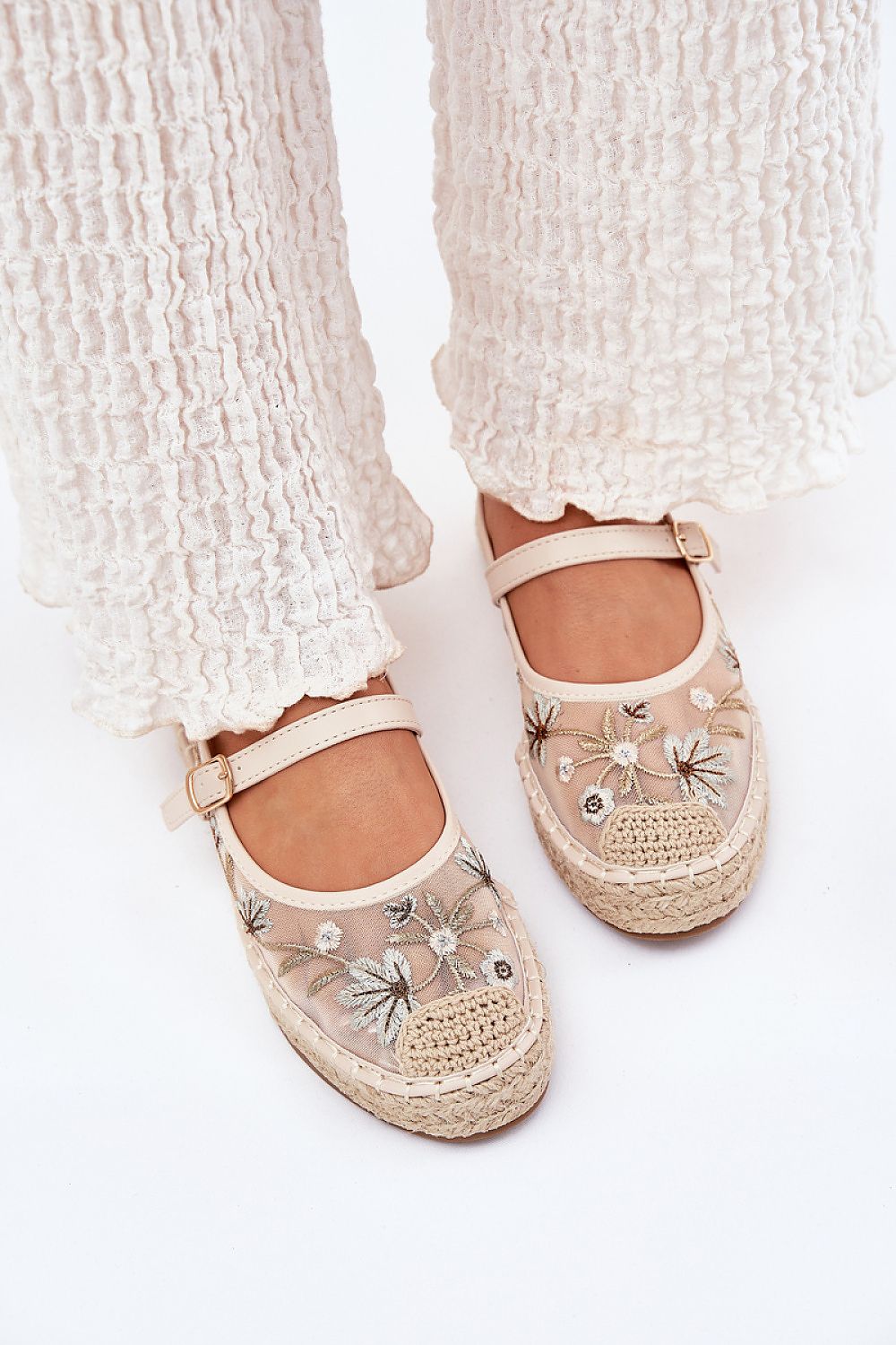   Espadryle Model Laxisa C-797 Beige - Step in style 
