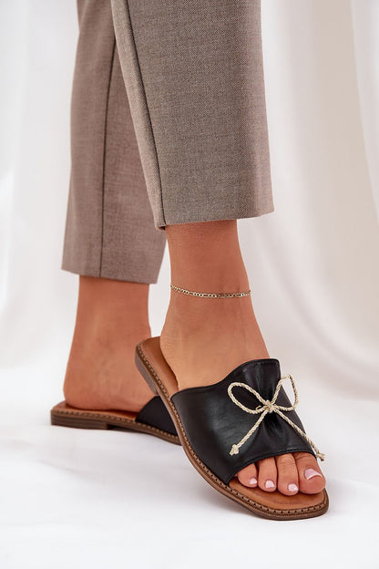  Sandał Klapki Model Deonelis M509 Black - Step in style 