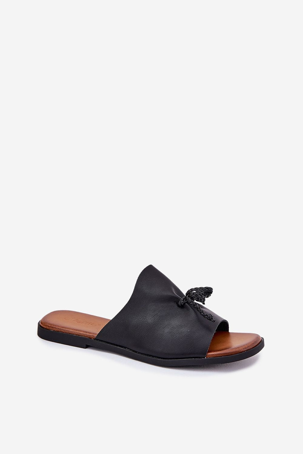  Sandał Klapki Model Norela 25SD35-8781 Black - Step in style 