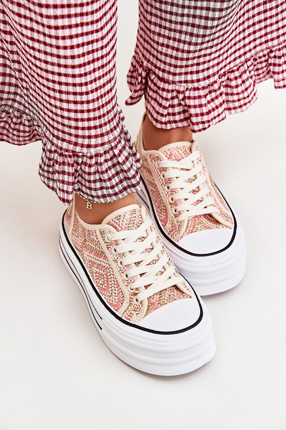   Trampki Model Melina 806-4D Pink - Step in style 