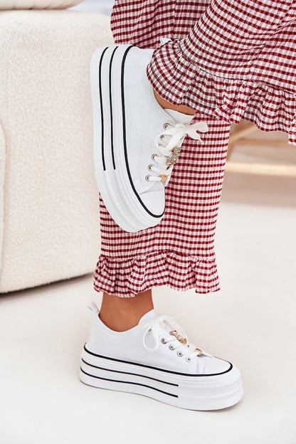   Trampki Model Fiorina 890-4B White - Step in style 