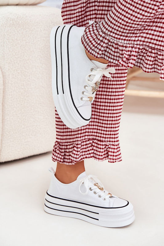   Trampki Model Fiorina 890-4B White - Step in style 