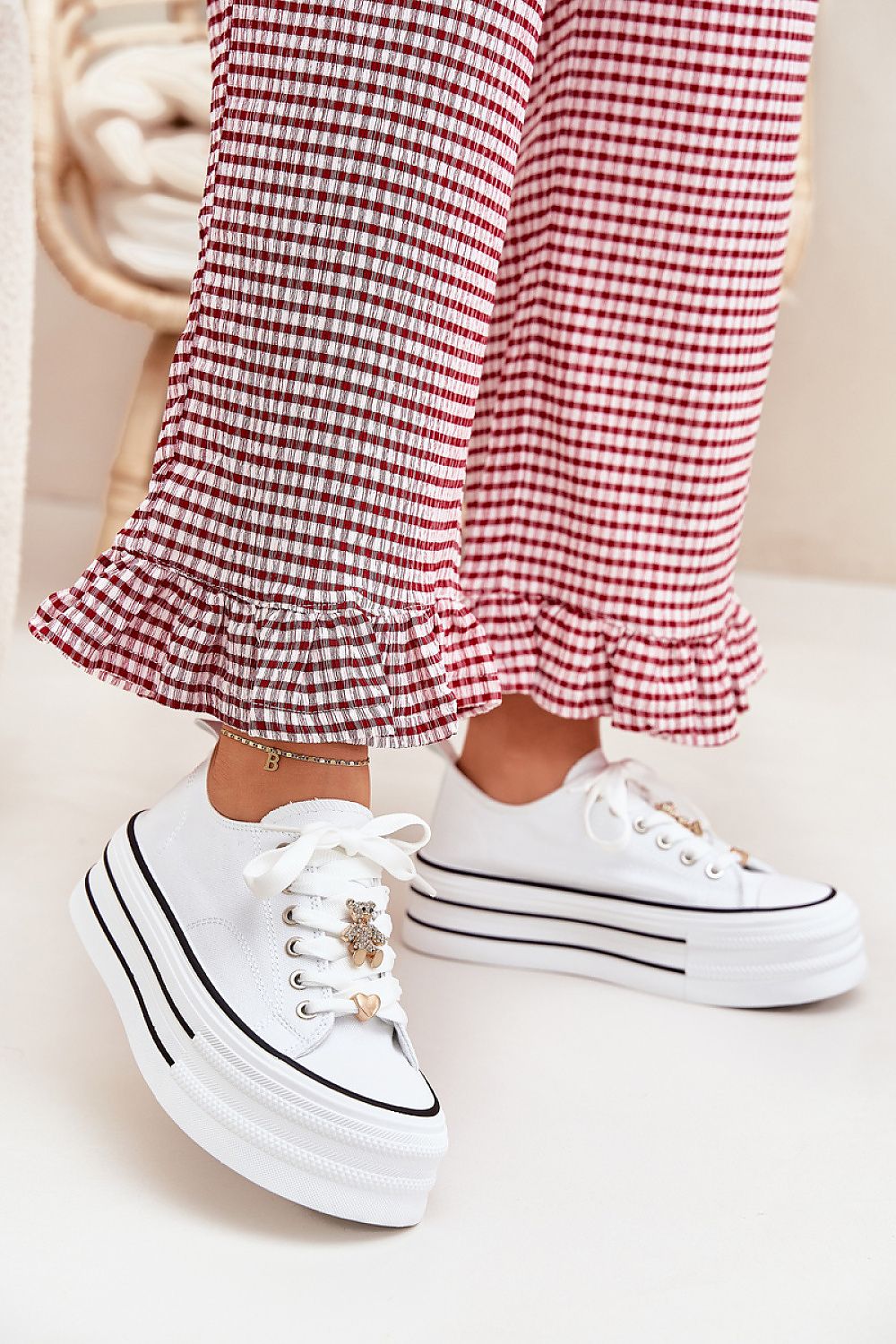   Trampki Model Fiorina 890-4B White - Step in style 