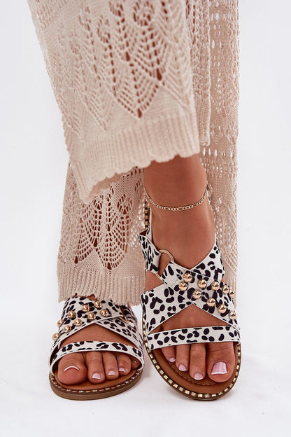  Sandały Model Zanira LX9616 White/Black - Step in style 