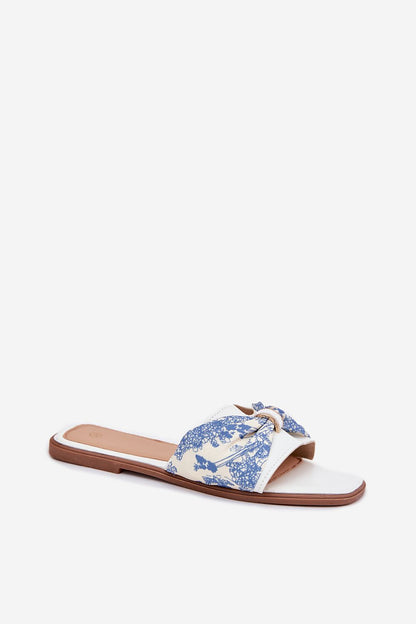  Sandał Klapki Model Avenza BJ702 White - Step in style 