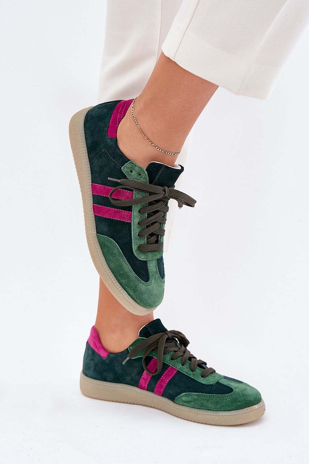   Buty Sportowe Model Zazoo N1068 Dark Green - Step in style 