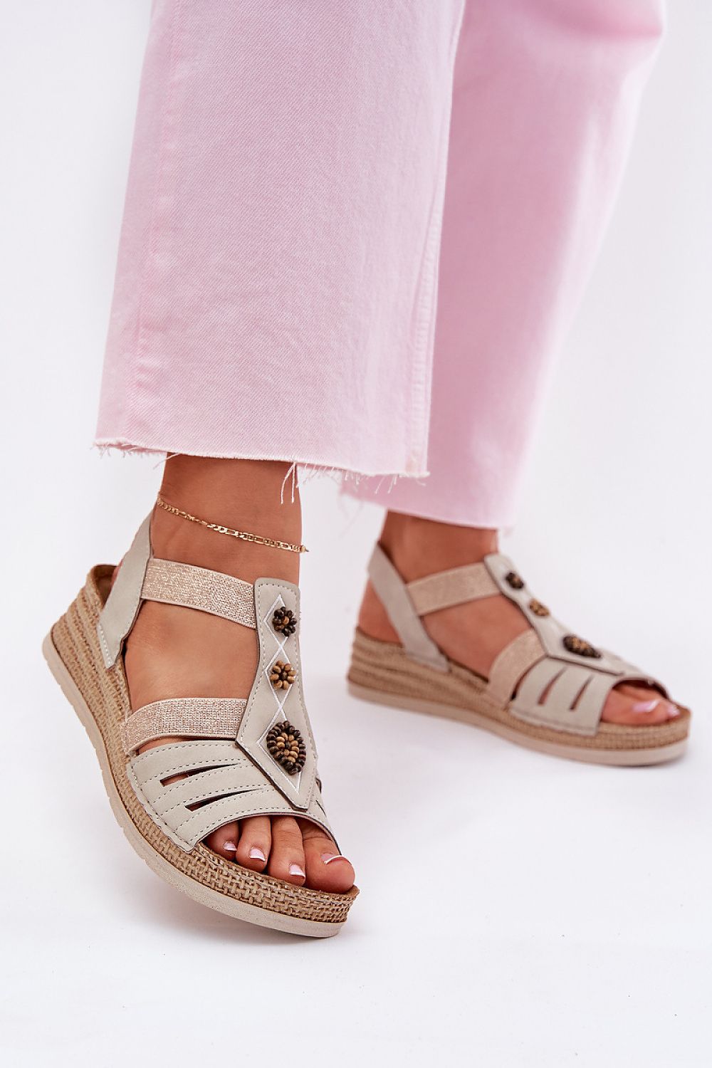  Sandały Model Inblu RV000015 Light Beige - Step in style 