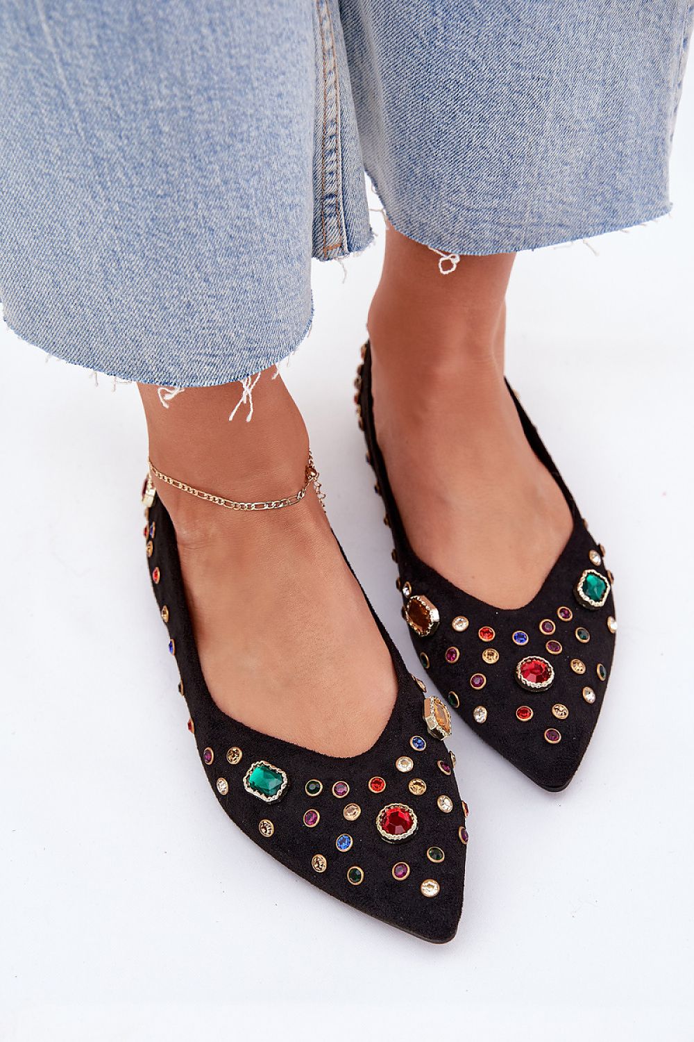   Baleriny Model Valena JH525P Black - Step in style 