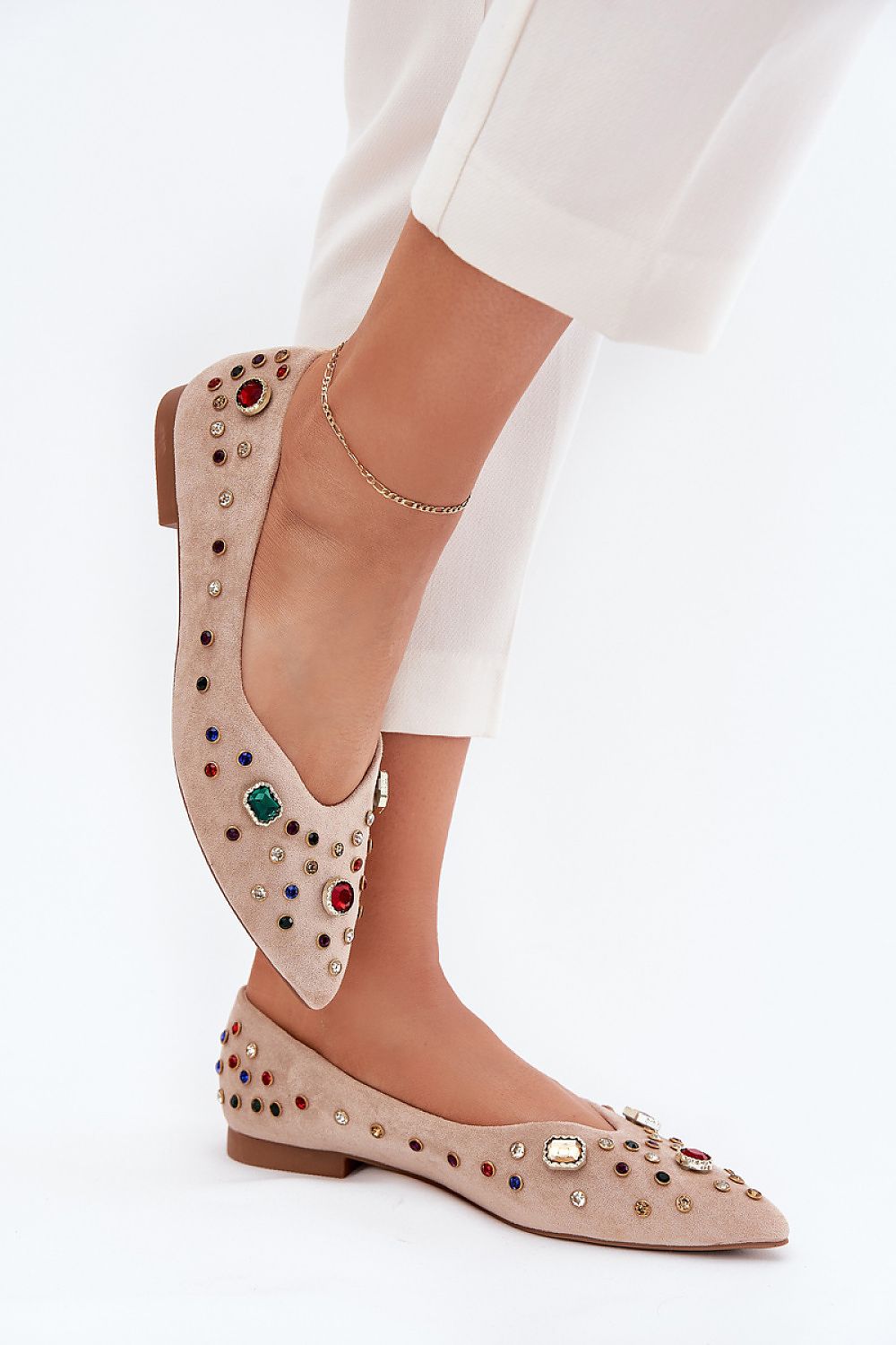   Baleriny Model Valena JH525P Beige - Step in style 