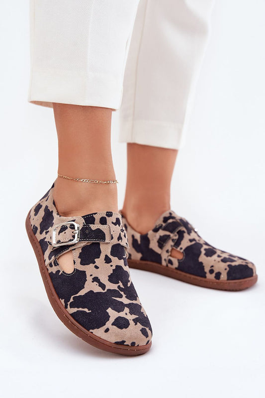   Półbuty Model Zazoo N1261 Brown/Beige - Step in style 