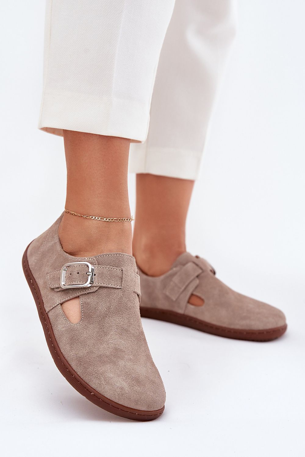   Półbuty Model Zazoo N1261 Beige - Step in style 