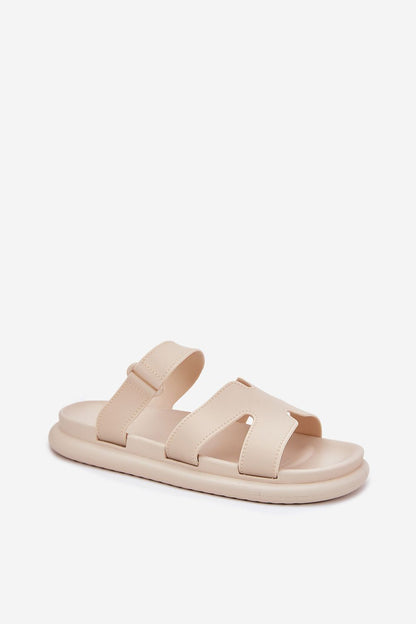  Sandał Klapki Model Tavirae CK321P Beige - Step in style 