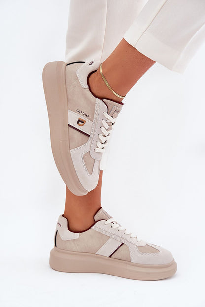   Buty Sportowe Model Daniel Lopez SS2D4003 Beige - Step in style 