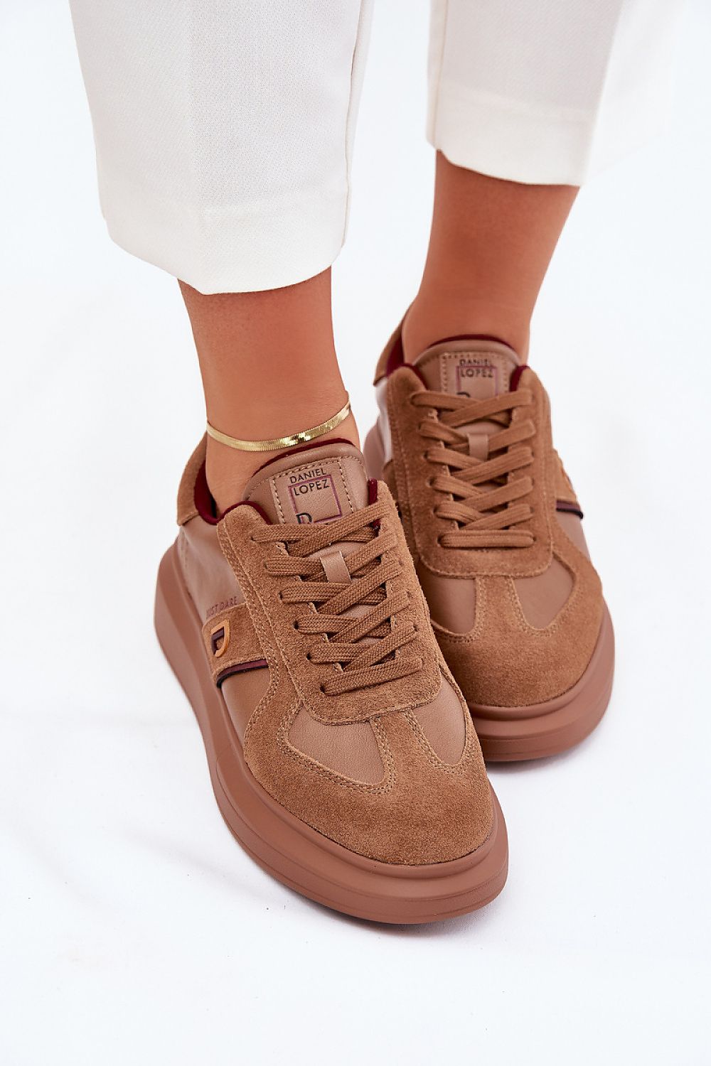   Buty SPortowe Model By Daniel Lopez SS2D4005 Brown - Step in style 