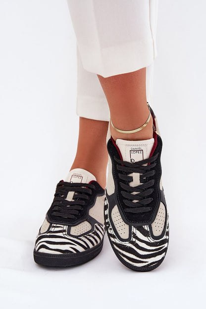   Buty Sportowe Model Daniel Lopez SS2D4015 Zebra Beige - Step in style 