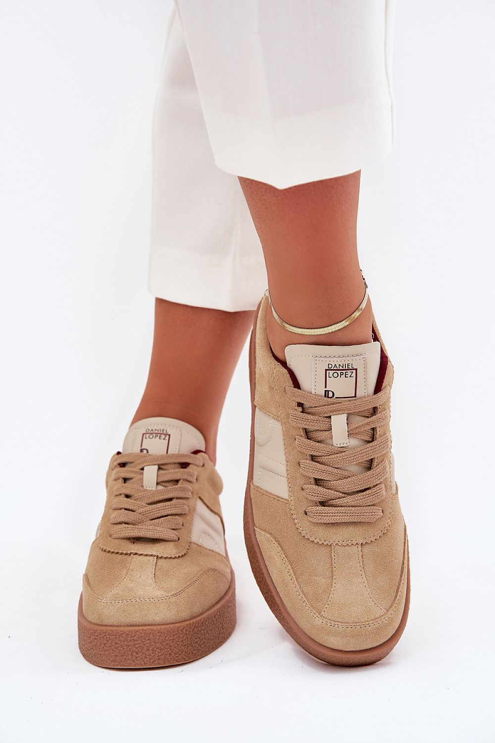   Buty Sportowe Model Daniel Lopez SS2D4022 Beige - Step in style 