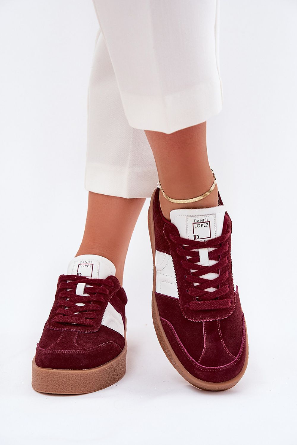   Buty Sportowe Model Daniel Lopez SS2D4023 Bordo - Step in style 