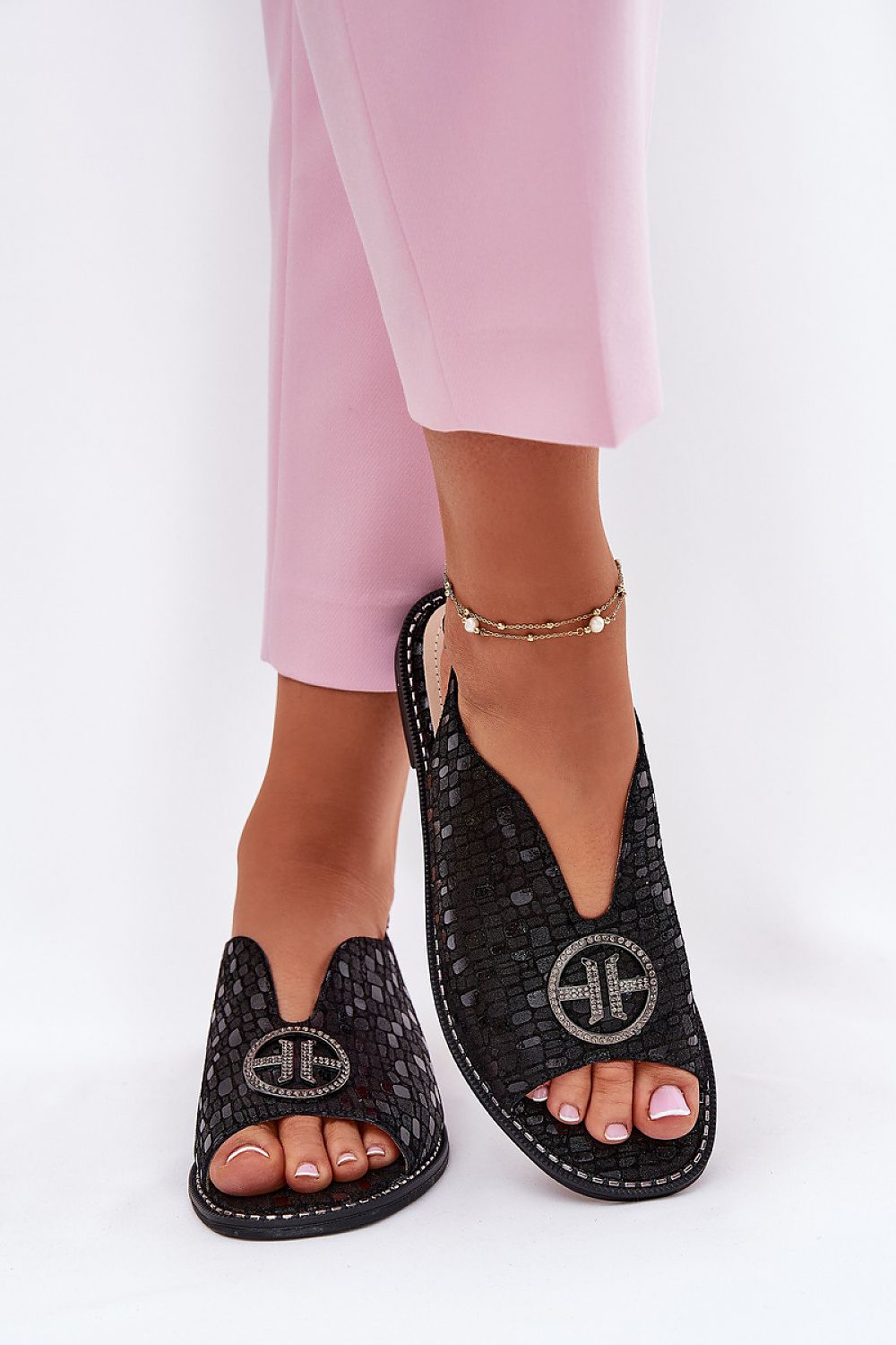  Sandały Model S.Barski KV51-094 Black - Step in style 