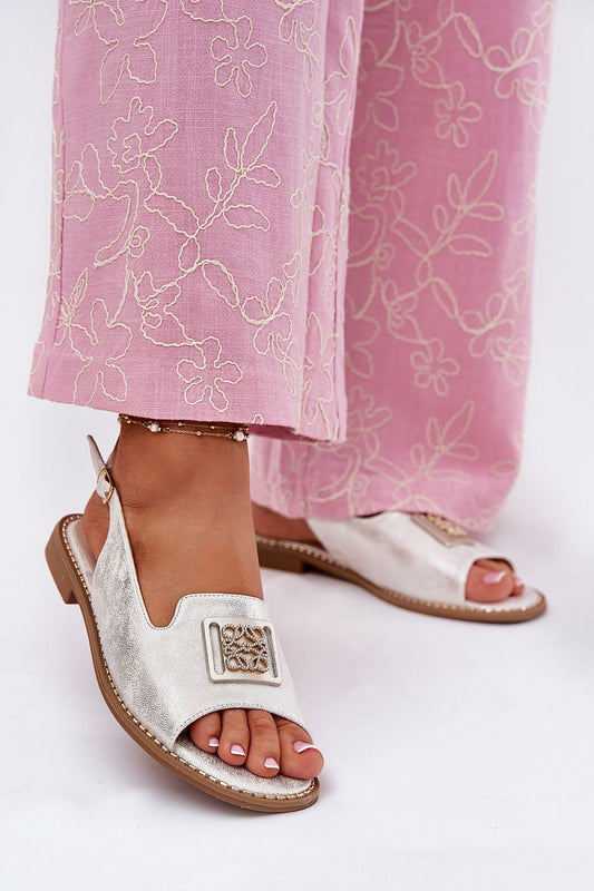  Sandały Model S.Barski KV51-082 Silver - Step in style 