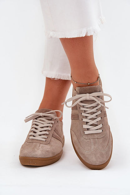   Buty Sportowe Model Zazoo N1068 Dark Beige - Step in style 