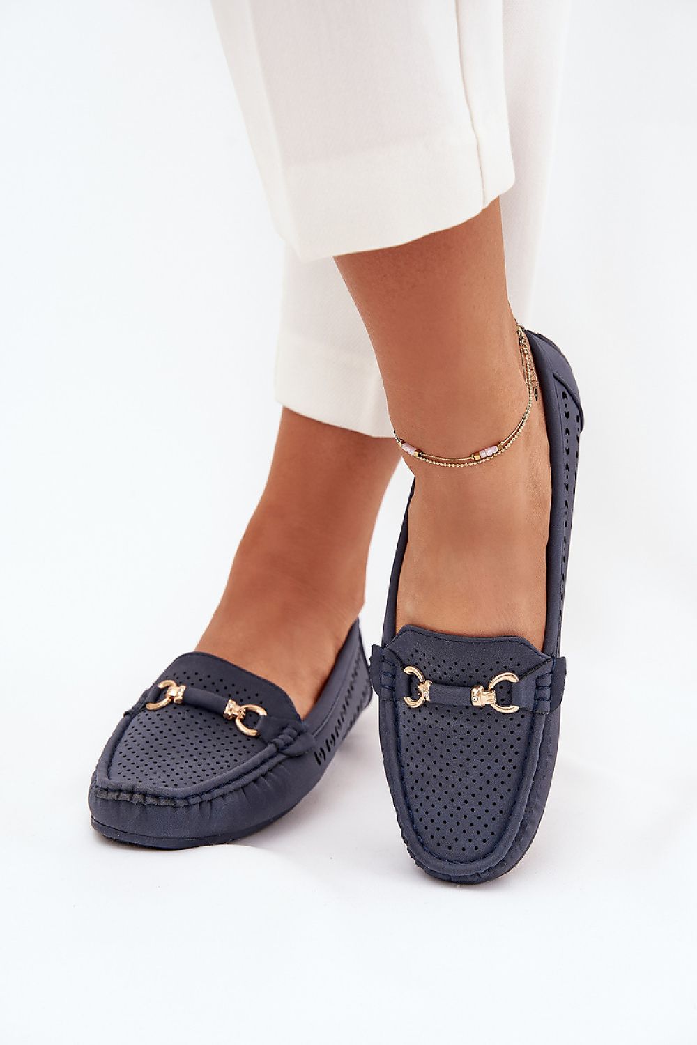   Mokasyny Model Kaydance VG251 Navy - Step in style 