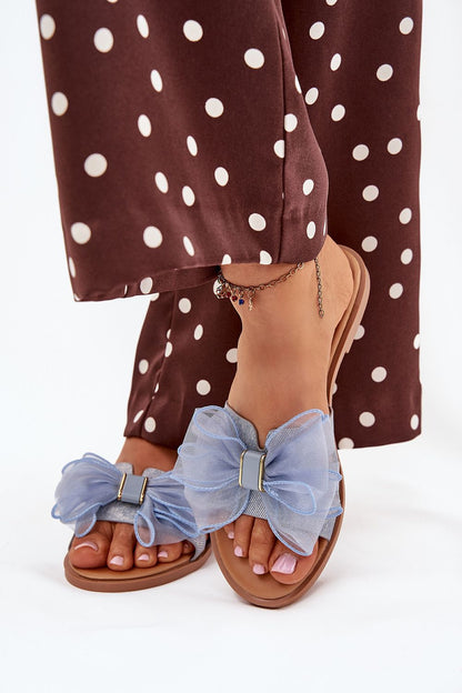  Sandał Klapki Model Tanira 2709-4 Jeans - Step in style 