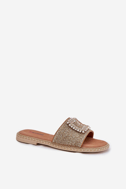  Sandał Klapki Model Artiker 56C1337 Beige - Step in style 