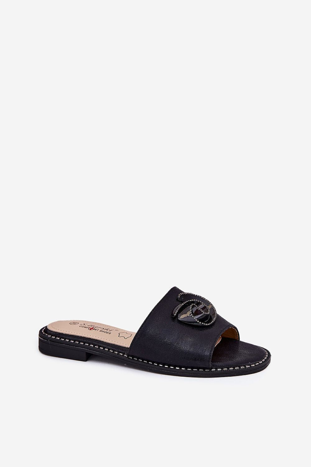  Sandał Klapki Model KV51-007 Black - Step in style 