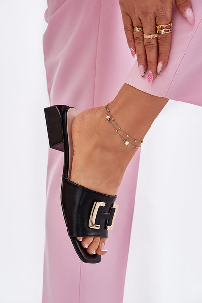  Sandał Klapki Model Vinceza 62229 Black - Step in style 