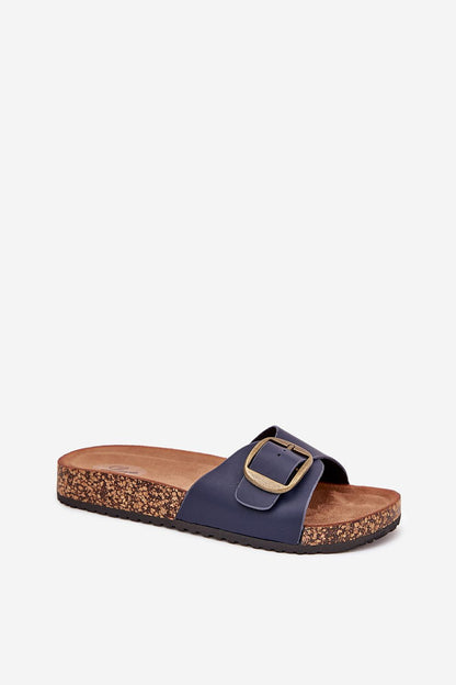  Sandał Klapki Model Vianara WD300 Navy - Step in style 