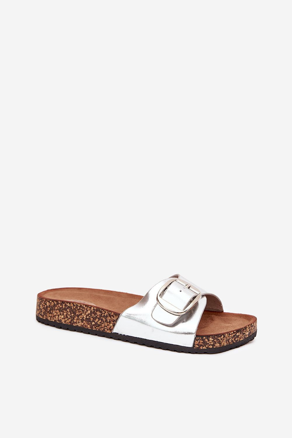  Sandał Klapki Model Vianara WD300 Silver - Step in style 