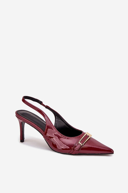   Szpilki Model Vivae P-1457 Bordo - Step in style 
