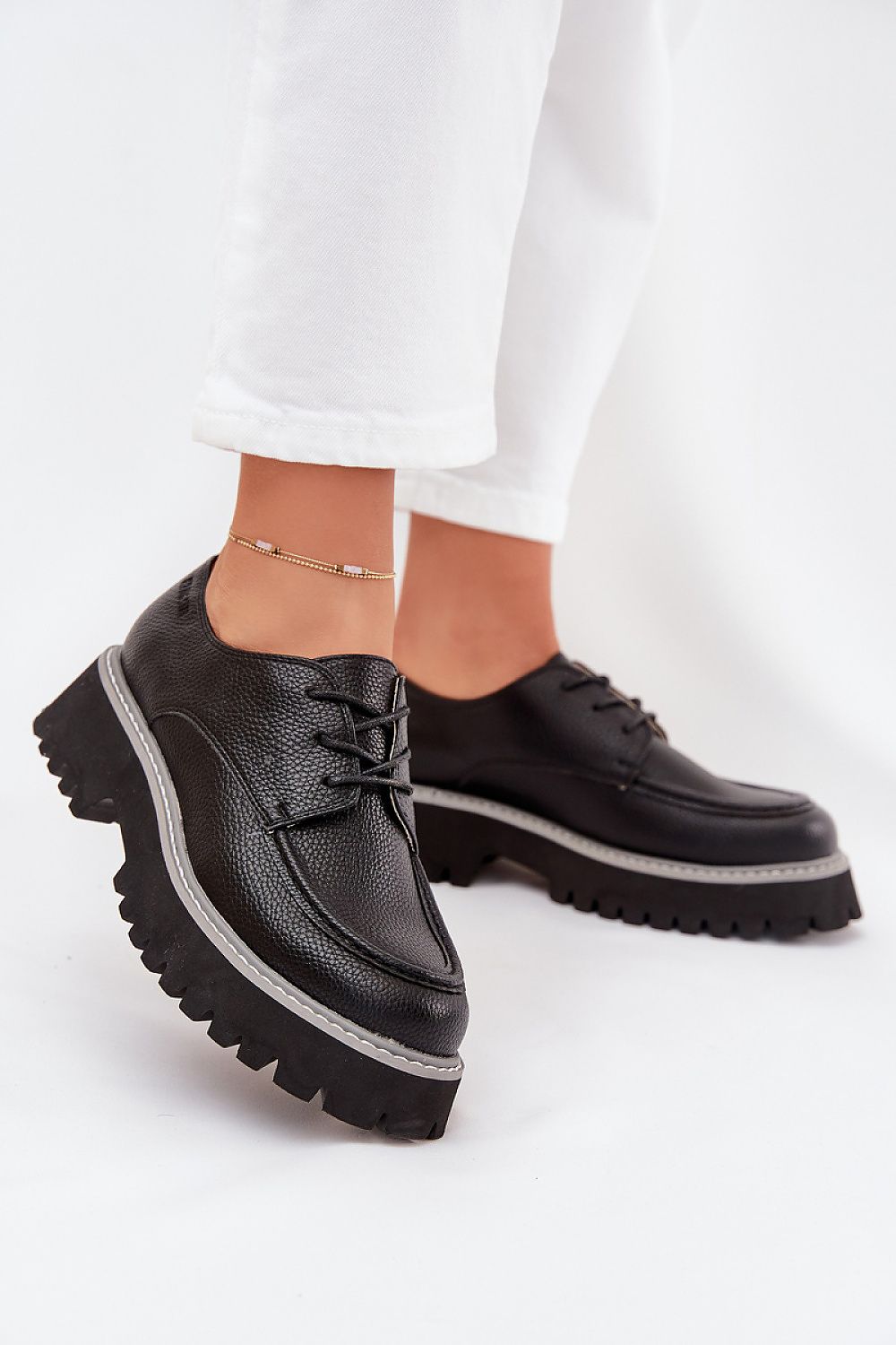   Półbuty Model Big Star NN274052 Black - Step in style 