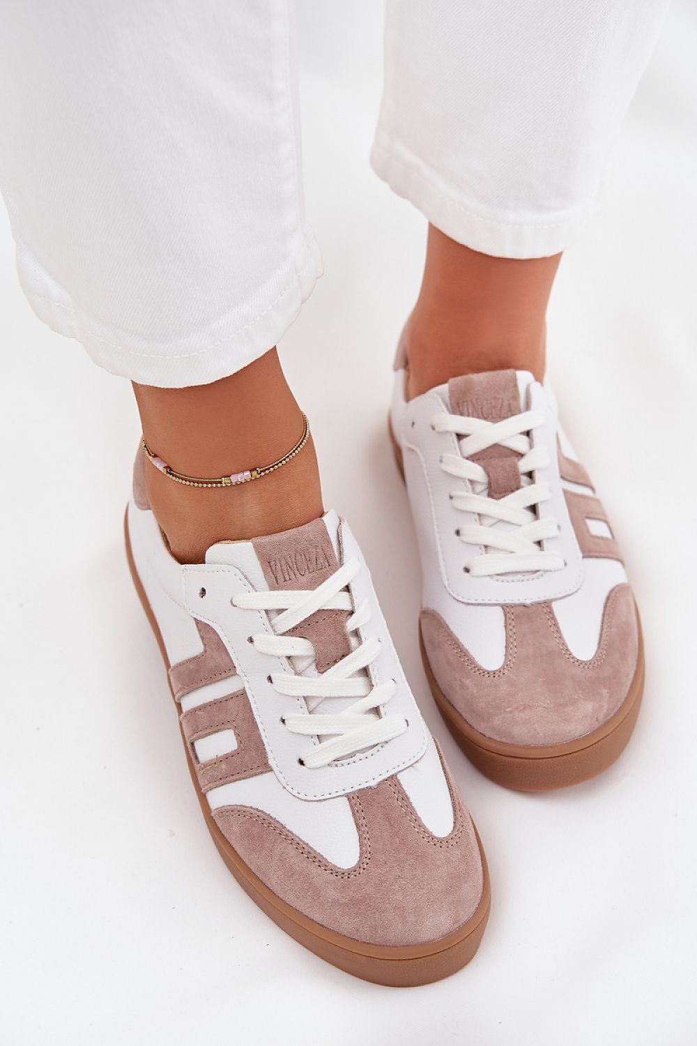   Buty Sportowe Model Vinceza 79557 White/Beige - Step in style 