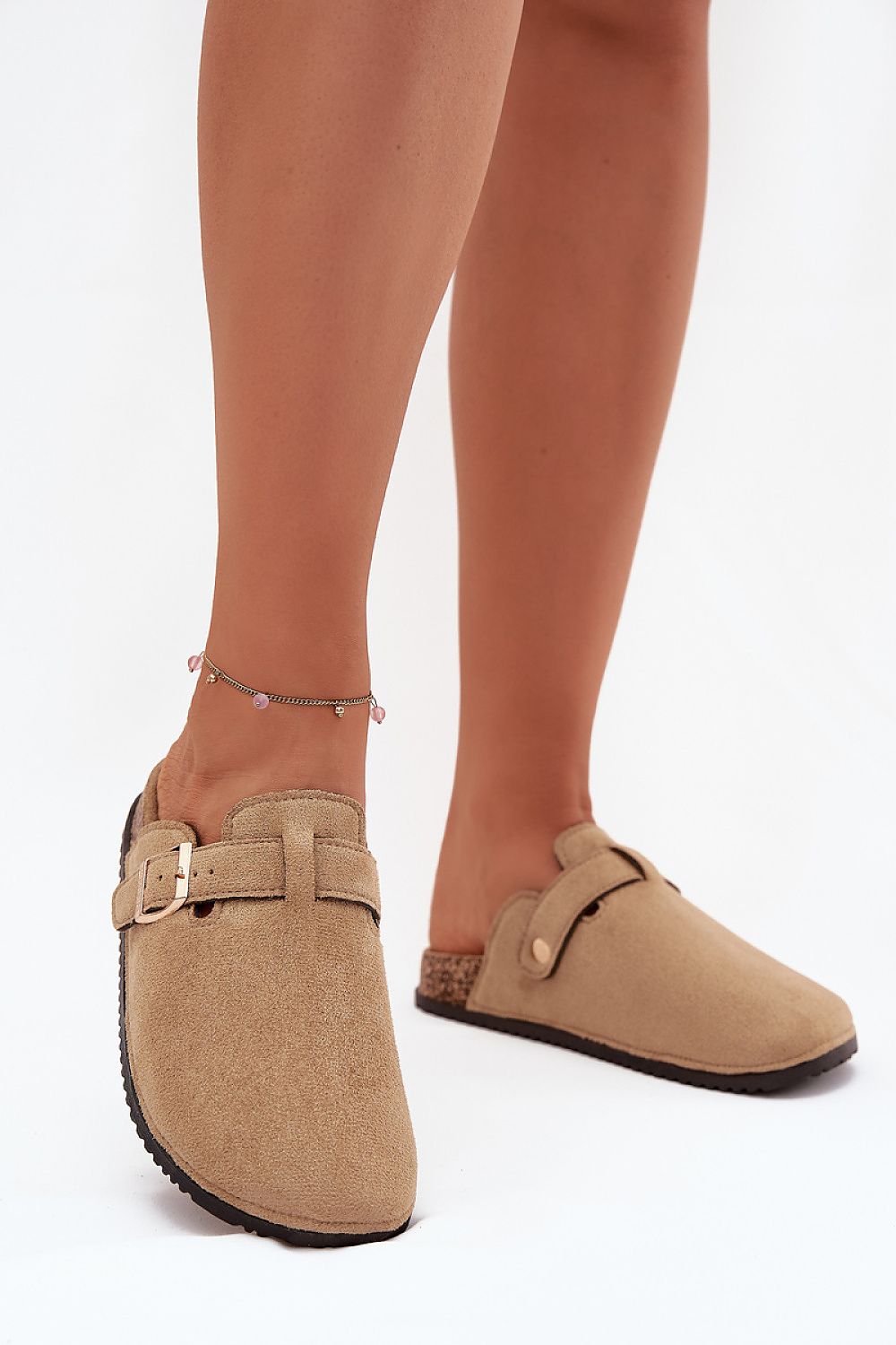  Sandał Klapki Model Big Star SS274738 Beige - Step in style 