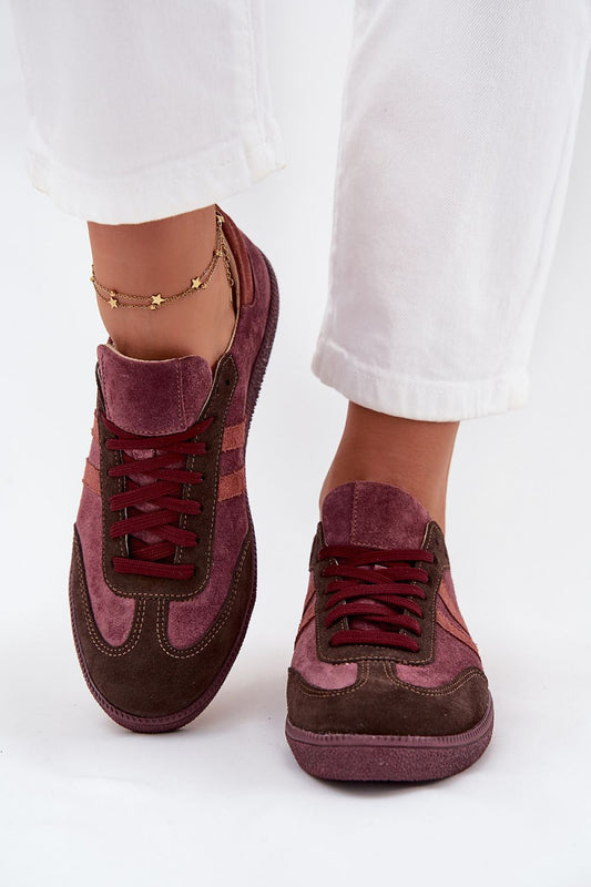   Buty Sportowe Model Zazoo N1068 Bordo - Step in style 