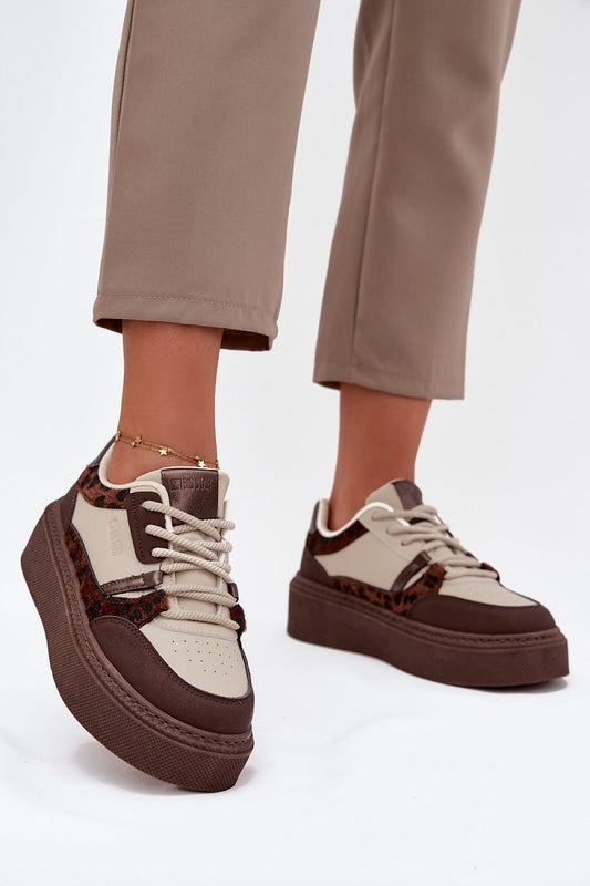   Buty Sportowe Model Big Star SS274356 Panterka Brown/Beige - Step in style 