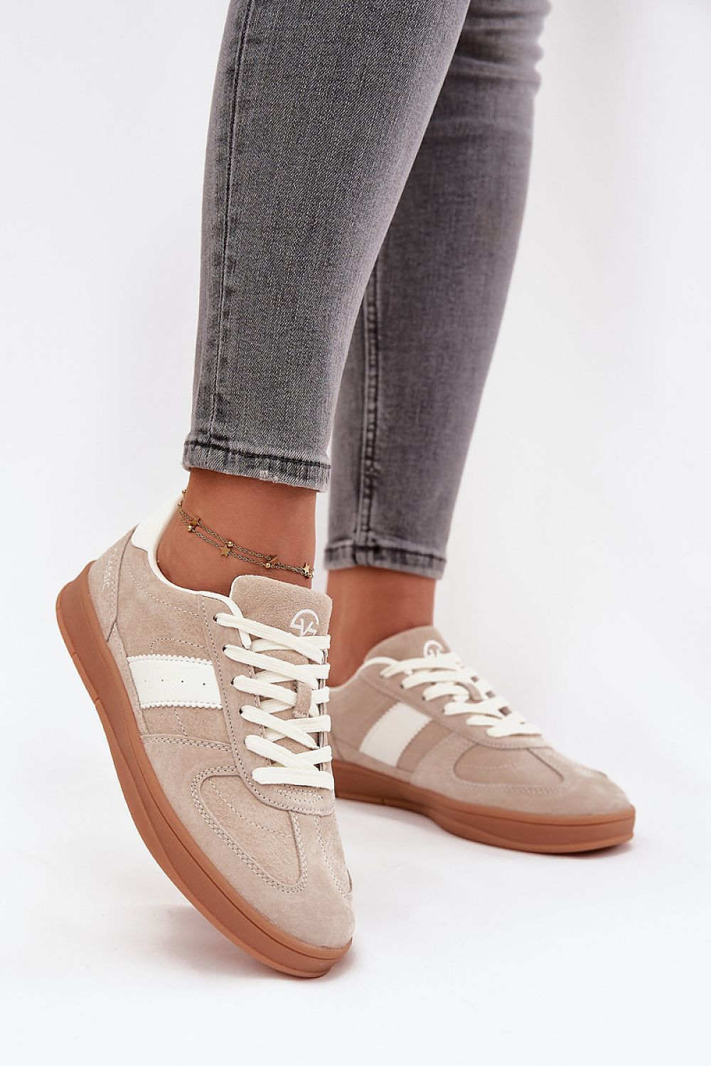   Buty Sportowe Model Vinceza 14029 Beige - Step in style 