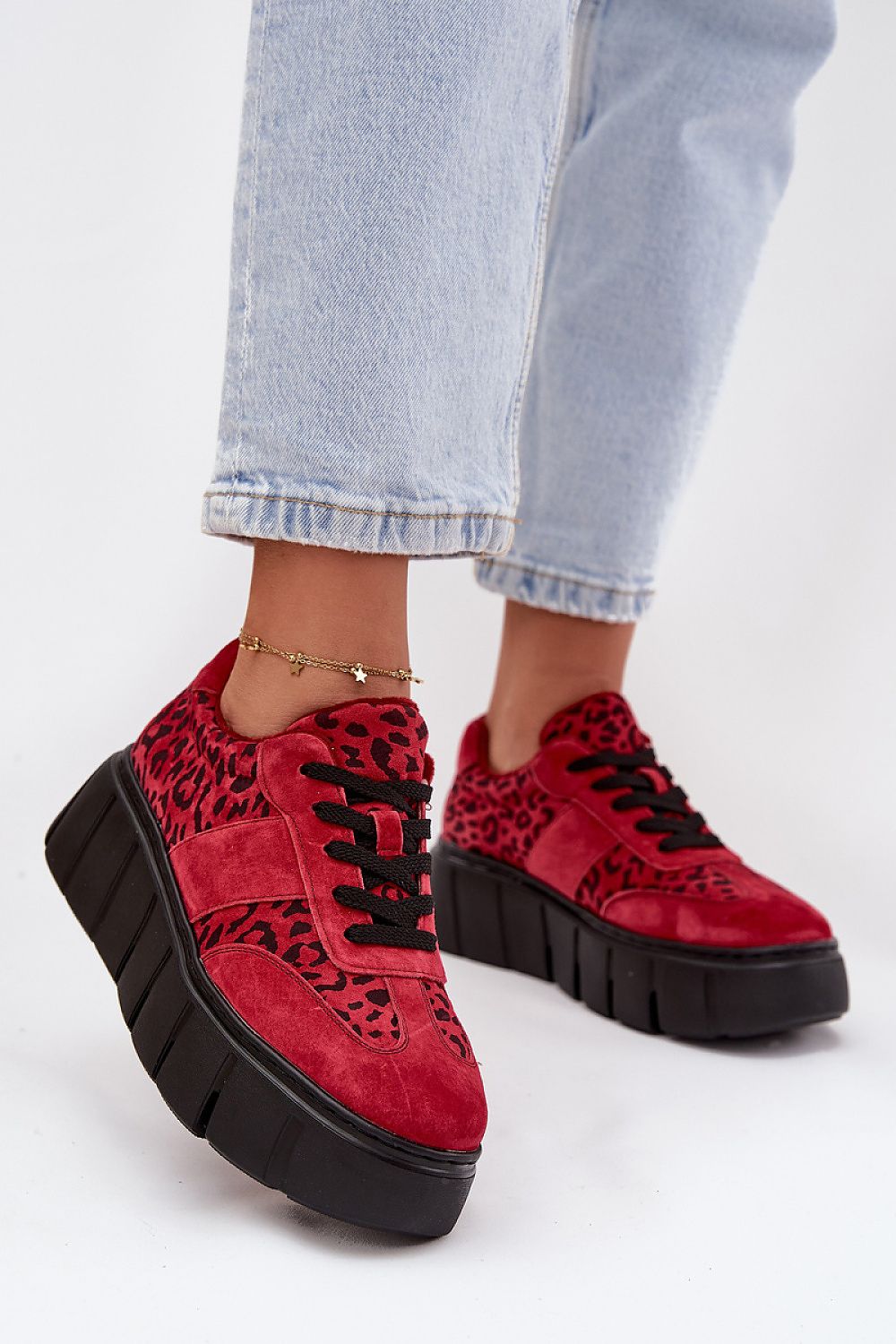   Buty Sportowe Model Vinceza 66841 Panterka Red - Step in style 